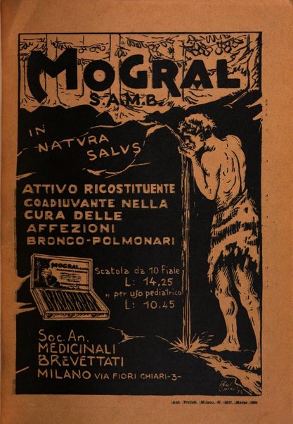 Rivista di patologia e clinica della tubercolosi organo ufficiale della Società italiana fascista di studi scientifici sulla tubercolosi