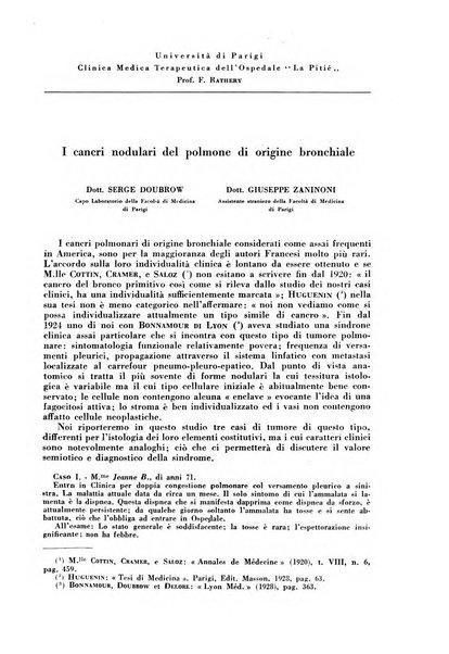 Rivista di patologia e clinica della tubercolosi organo ufficiale della Società italiana fascista di studi scientifici sulla tubercolosi