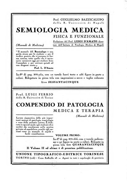 Rivista di patologia e clinica della tubercolosi organo ufficiale della Società italiana fascista di studi scientifici sulla tubercolosi