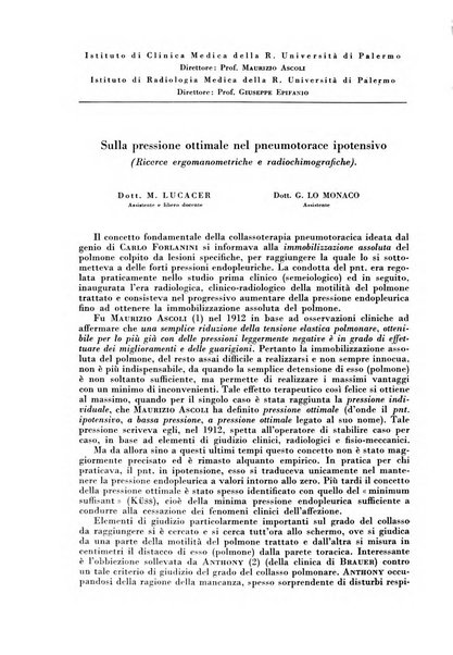 Rivista di patologia e clinica della tubercolosi organo ufficiale della Società italiana fascista di studi scientifici sulla tubercolosi