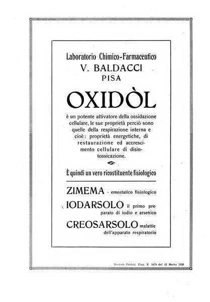 Rivista di patologia e clinica della tubercolosi organo ufficiale della Società italiana fascista di studi scientifici sulla tubercolosi