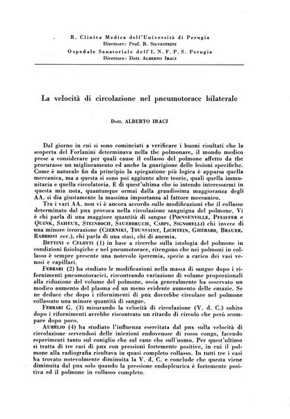 Rivista di patologia e clinica della tubercolosi organo ufficiale della Società italiana fascista di studi scientifici sulla tubercolosi