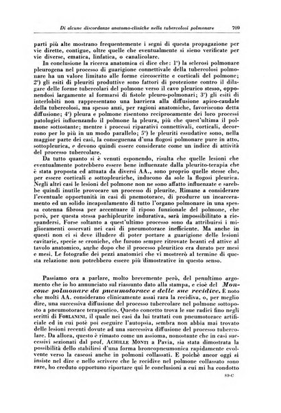 Rivista di patologia e clinica della tubercolosi organo ufficiale della Società italiana fascista di studi scientifici sulla tubercolosi