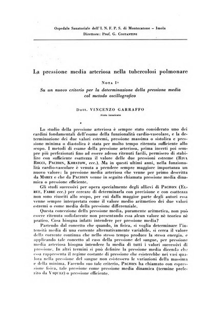 Rivista di patologia e clinica della tubercolosi organo ufficiale della Società italiana fascista di studi scientifici sulla tubercolosi