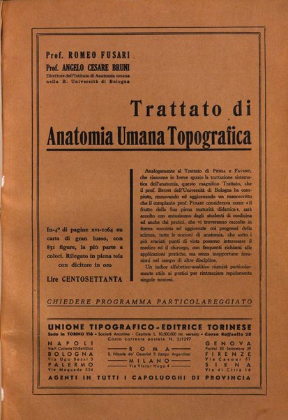 Rivista di patologia e clinica della tubercolosi organo ufficiale della Società italiana fascista di studi scientifici sulla tubercolosi