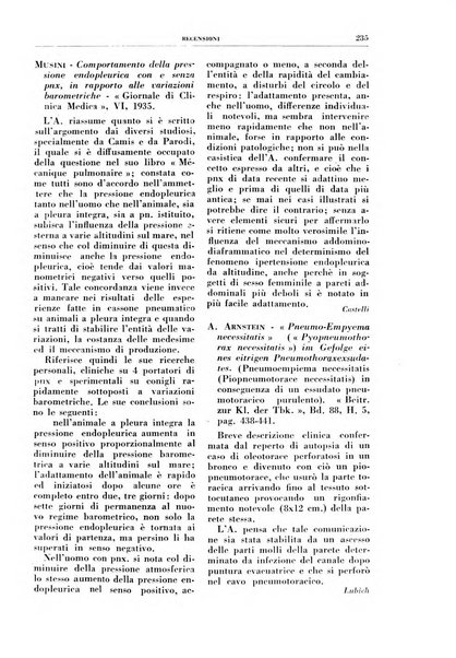 Rivista di patologia e clinica della tubercolosi organo ufficiale della Società italiana fascista di studi scientifici sulla tubercolosi