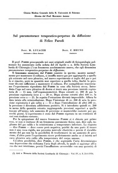 Rivista di patologia e clinica della tubercolosi organo ufficiale della Società italiana fascista di studi scientifici sulla tubercolosi