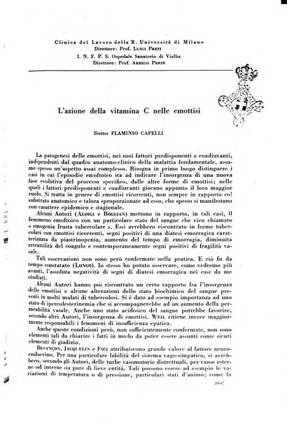 Rivista di patologia e clinica della tubercolosi organo ufficiale della Società italiana fascista di studi scientifici sulla tubercolosi