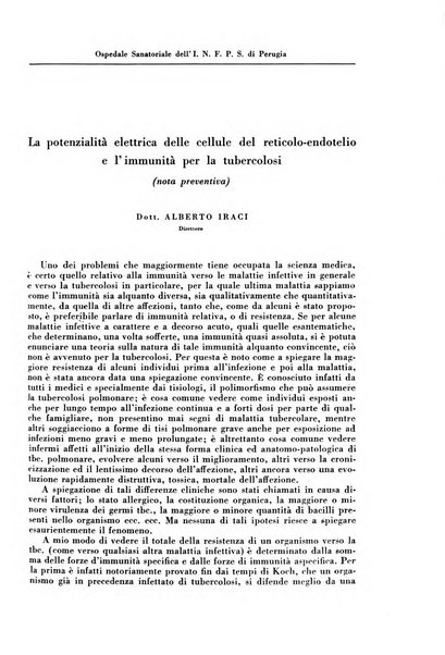 Rivista di patologia e clinica della tubercolosi organo ufficiale della Società italiana fascista di studi scientifici sulla tubercolosi