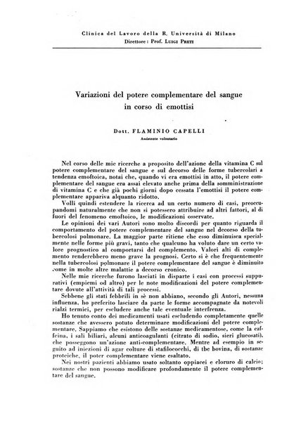 Rivista di patologia e clinica della tubercolosi organo ufficiale della Società italiana fascista di studi scientifici sulla tubercolosi