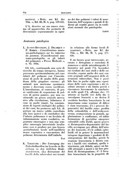 Rivista di patologia e clinica della tubercolosi organo ufficiale della Società italiana fascista di studi scientifici sulla tubercolosi