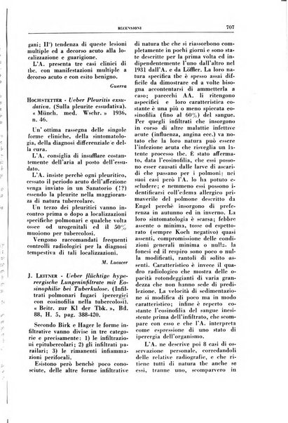 Rivista di patologia e clinica della tubercolosi organo ufficiale della Società italiana fascista di studi scientifici sulla tubercolosi