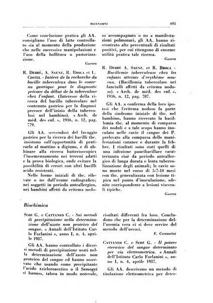 Rivista di patologia e clinica della tubercolosi organo ufficiale della Società italiana fascista di studi scientifici sulla tubercolosi