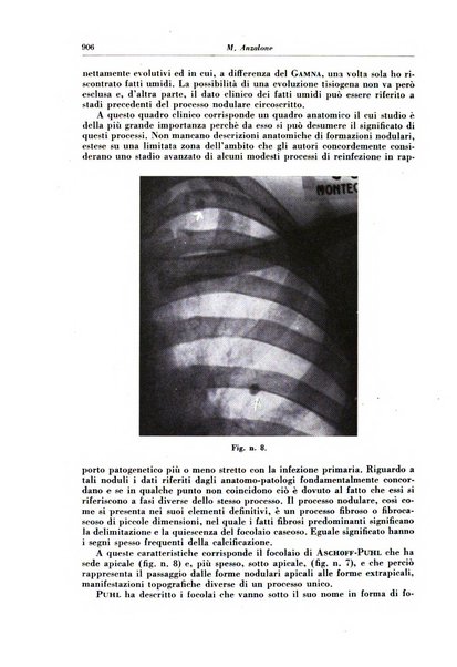 Rivista di patologia e clinica della tubercolosi organo ufficiale della Società italiana fascista di studi scientifici sulla tubercolosi