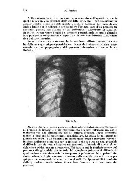 Rivista di patologia e clinica della tubercolosi organo ufficiale della Società italiana fascista di studi scientifici sulla tubercolosi