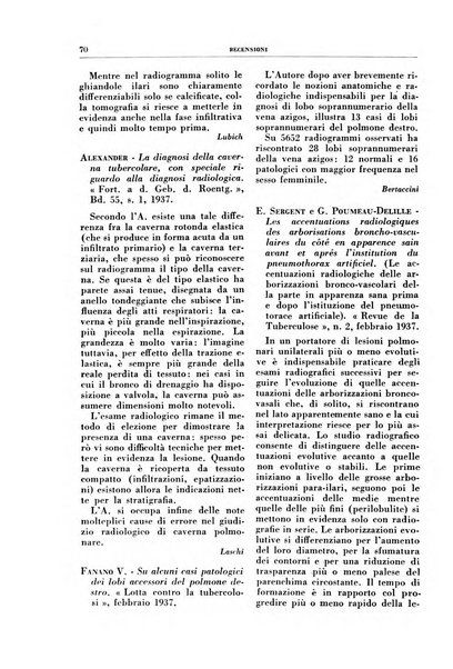 Rivista di patologia e clinica della tubercolosi organo ufficiale della Società italiana fascista di studi scientifici sulla tubercolosi