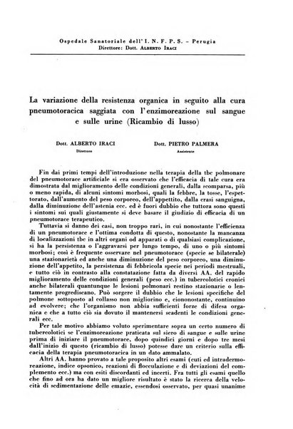 Rivista di patologia e clinica della tubercolosi organo ufficiale della Società italiana fascista di studi scientifici sulla tubercolosi