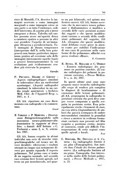 Rivista di patologia e clinica della tubercolosi organo ufficiale della Società italiana fascista di studi scientifici sulla tubercolosi