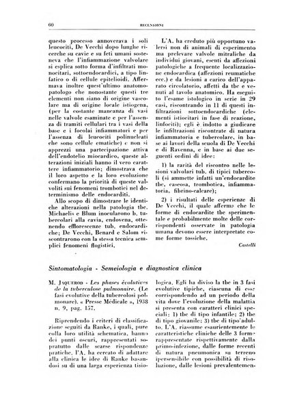 Rivista di patologia e clinica della tubercolosi organo ufficiale della Società italiana fascista di studi scientifici sulla tubercolosi