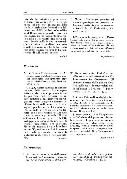 Rivista di patologia e clinica della tubercolosi organo ufficiale della Società italiana fascista di studi scientifici sulla tubercolosi