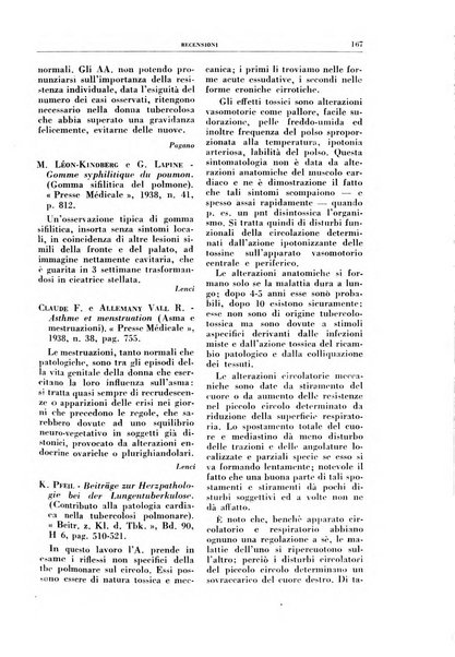 Rivista di patologia e clinica della tubercolosi organo ufficiale della Società italiana fascista di studi scientifici sulla tubercolosi