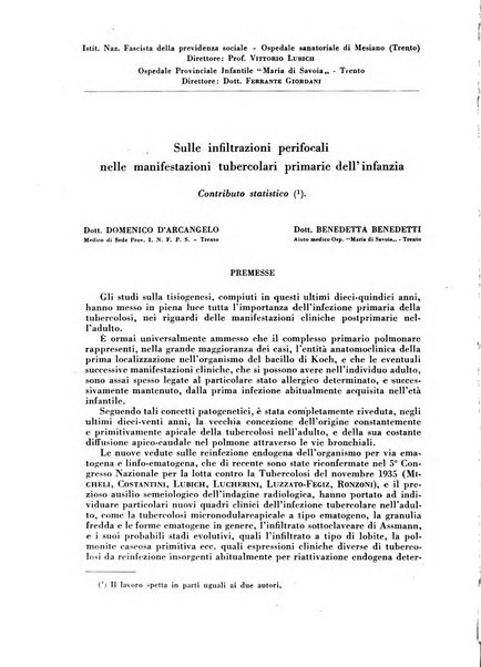 Rivista di patologia e clinica della tubercolosi organo ufficiale della Società italiana fascista di studi scientifici sulla tubercolosi