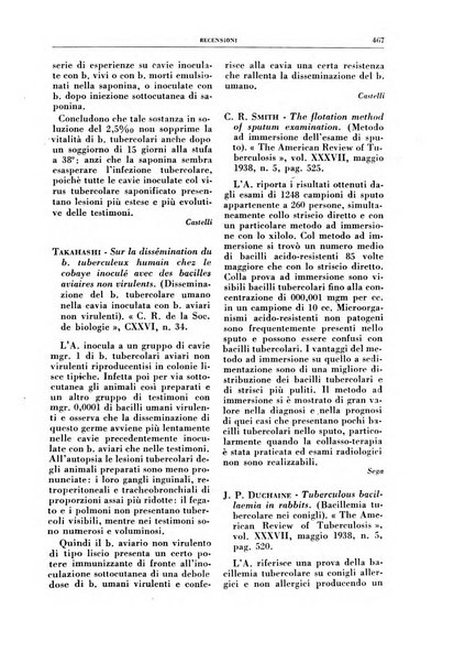 Rivista di patologia e clinica della tubercolosi organo ufficiale della Società italiana fascista di studi scientifici sulla tubercolosi