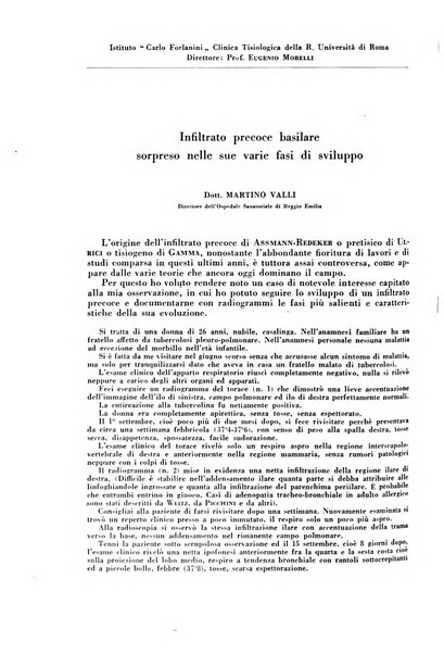 Rivista di patologia e clinica della tubercolosi organo ufficiale della Società italiana fascista di studi scientifici sulla tubercolosi