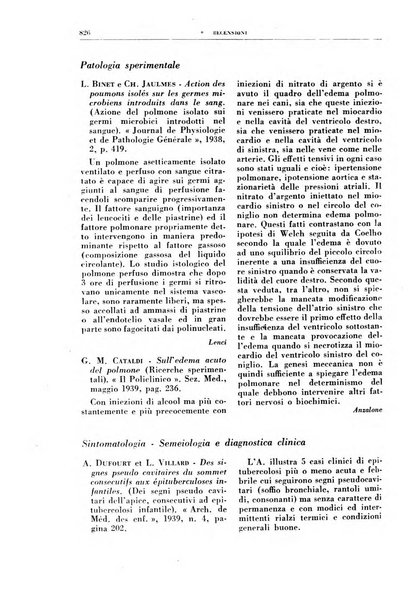 Rivista di patologia e clinica della tubercolosi organo ufficiale della Società italiana fascista di studi scientifici sulla tubercolosi