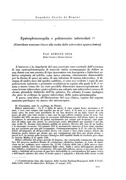 Rivista di patologia e clinica della tubercolosi organo ufficiale della Società italiana fascista di studi scientifici sulla tubercolosi