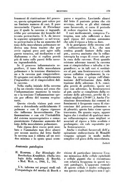 Rivista di patologia e clinica della tubercolosi organo ufficiale della Società italiana fascista di studi scientifici sulla tubercolosi