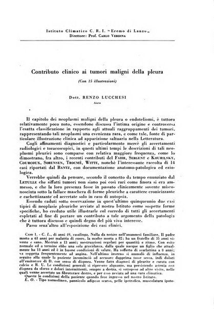 Rivista di patologia e clinica della tubercolosi organo ufficiale della Società italiana fascista di studi scientifici sulla tubercolosi