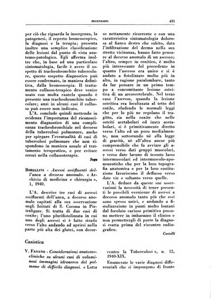 Rivista di patologia e clinica della tubercolosi organo ufficiale della Società italiana fascista di studi scientifici sulla tubercolosi