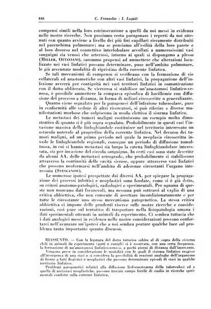 Rivista di patologia e clinica della tubercolosi organo ufficiale della Società italiana fascista di studi scientifici sulla tubercolosi