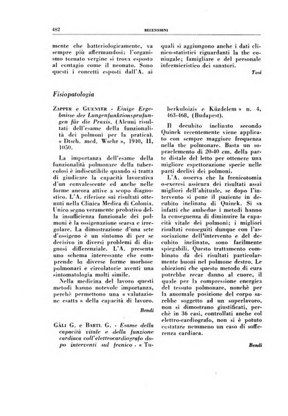 Rivista di patologia e clinica della tubercolosi organo ufficiale della Società italiana fascista di studi scientifici sulla tubercolosi