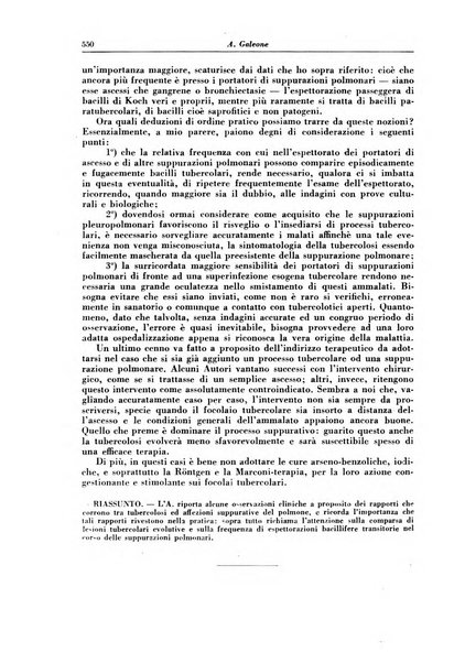 Rivista di patologia e clinica della tubercolosi organo ufficiale della Società italiana fascista di studi scientifici sulla tubercolosi