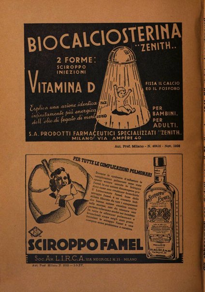 Rivista di patologia e clinica della tubercolosi organo ufficiale della Società italiana fascista di studi scientifici sulla tubercolosi