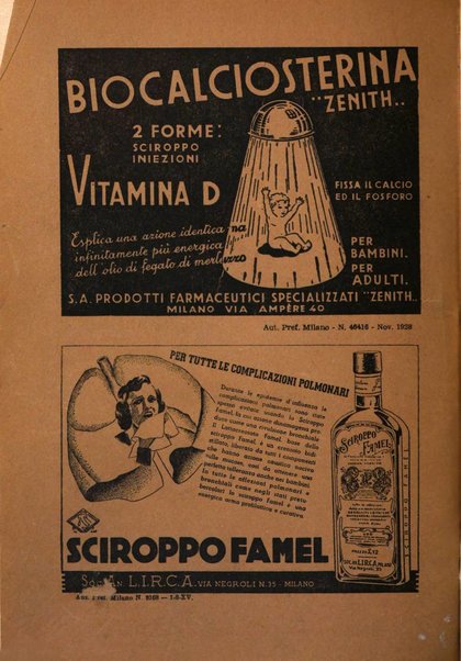 Rivista di patologia e clinica della tubercolosi organo ufficiale della Società italiana fascista di studi scientifici sulla tubercolosi