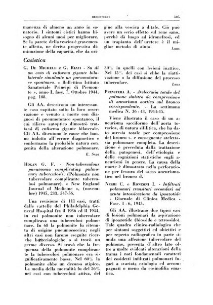 Rivista di patologia e clinica della tubercolosi organo ufficiale della Società italiana fascista di studi scientifici sulla tubercolosi