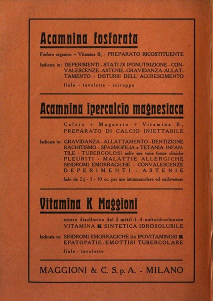 Rivista di patologia e clinica della tubercolosi organo ufficiale della Società italiana fascista di studi scientifici sulla tubercolosi