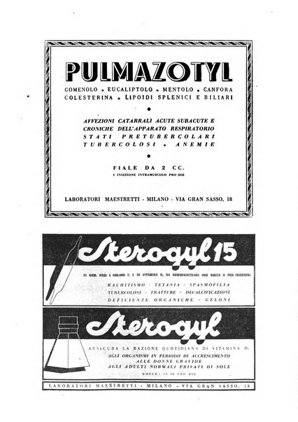 Rivista di patologia e clinica della tubercolosi organo ufficiale della Società italiana fascista di studi scientifici sulla tubercolosi