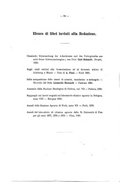 Le stazioni sperimentali agrarie italiane organo delle stazioni agrarie e dei laboratori di chimica agraria del Regno