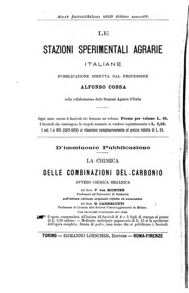 Le stazioni sperimentali agrarie italiane organo delle stazioni agrarie e dei laboratori di chimica agraria del Regno