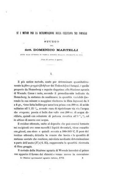 Le stazioni sperimentali agrarie italiane organo delle stazioni agrarie e dei laboratori di chimica agraria del Regno