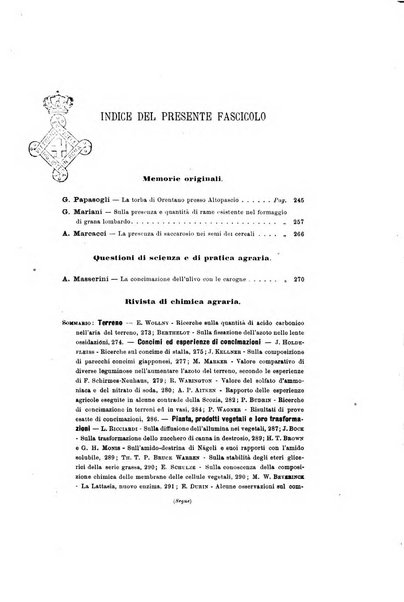 Le stazioni sperimentali agrarie italiane organo delle stazioni agrarie e dei laboratori di chimica agraria del Regno