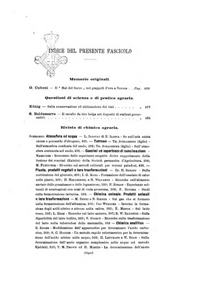 Le stazioni sperimentali agrarie italiane organo delle stazioni agrarie e dei laboratori di chimica agraria del Regno