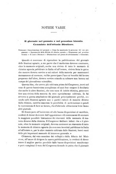 Le stazioni sperimentali agrarie italiane organo delle stazioni agrarie e dei laboratori di chimica agraria del Regno