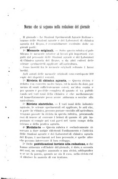 Le stazioni sperimentali agrarie italiane organo delle stazioni agrarie e dei laboratori di chimica agraria del Regno