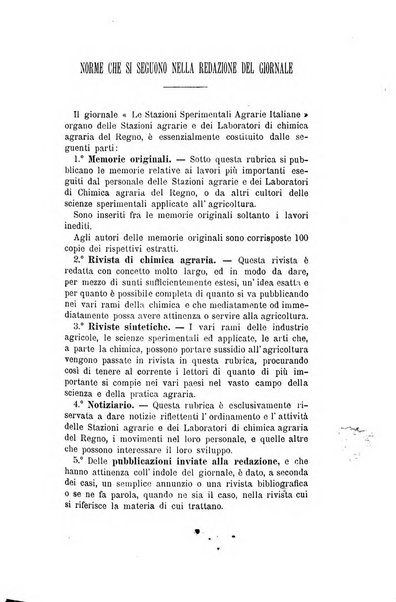 Le stazioni sperimentali agrarie italiane organo delle stazioni agrarie e dei laboratori di chimica agraria del Regno