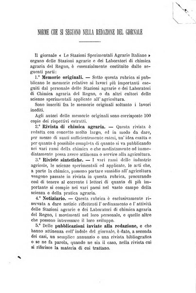 Le stazioni sperimentali agrarie italiane organo delle stazioni agrarie e dei laboratori di chimica agraria del Regno